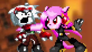 Freedom Planet Shorts: Spade vs Super Dragon Rose Black Lilac (Sprites ver.)