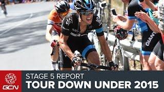 Tour Down Under 2015 - Stage 5 Race Report