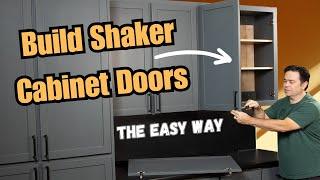 Build Cabinet Doors From Scratch the Easy Way Simple Woodworking Cabinet building Tutorial