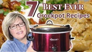 7 BEST EVER CROCKPOT RECIPES | EASY SLOW COOKER RECIPES FOR FALL | DUMP AND GO WEEKNIGHT DINNERS