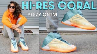 THIS WAS UNEXPECTED...Yeezy QNTM Hi Res Coral On Foot Review & How to Style