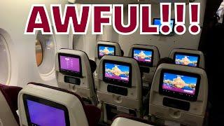 My TERRIBLE experience on QATAR AIRWAYS - BROKEN SEAT!!!