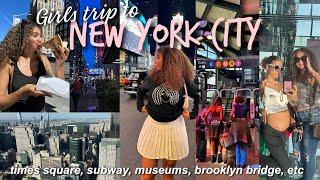 NYC Travel Vlog: Exploring New York City w/ Best Friend | Times Square, Food, Central Park & More!