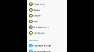 How to clear default setting in galaxy note 4