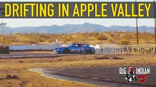 Drifting at Apple Valley Speedway