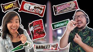 Americans Try Snacks from Argentina ft. Argentinian Native, Sosu!