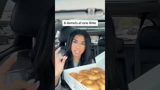 Are Krispy Kreme donuts actually crispy?? #shorts #short #food #mukbang #donuts