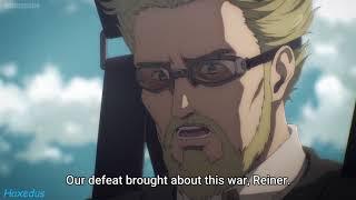 Attack on Titan Season 4 Episode 1 - Zeke destroys The Allies' Naval Fleet