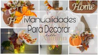 Hermosas IDEAS para DECORAR / DIY y Reciclaje / MANUALIDADES faciles y economicas