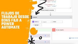 Crear flujos de trabajo desde D365F&O a Power Automate