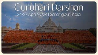 Guruhari Darshan, 24-27 Apr 2024, Sarangpur, India