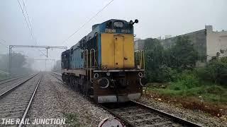 OLDEST DIESEL LOCOMOTIVE WDP 1 IN AGGRESSION | POWERFUL LOCOMOTIVE IN FULL SPEED