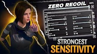 2024 NO RECOIL SENSITIVITY | ZERO RECOIL SENSITIVITY CODE | BGMI BEST SENSITIVITY SETTINGS.