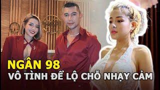 Ngân 98 diện đồ đôi với Lương Bằng Quang nhưng lại vô tình để lộ chỗ nhạy cảm