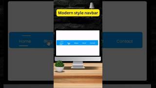 How to create Creative-navbar using html and css