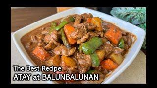 ATAY at BALUNBALUNAN Recipe | Paano magluto ng napakasarap na Atay at Balunbalunan Ala Mechado