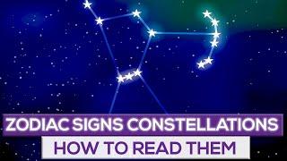 How To Learn The Zodiac Signs Constellations!