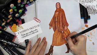 FASHION SKETCH I Фактура трикотажа и вязанного текстиля