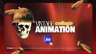 How To Make A Vinatge Collage Animation (After Effects Tutorial)