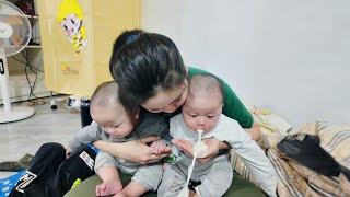 Tình Hình Ba Mẹ Con Em Thuỳ và Quỳnh Anh Sức Khoẻ Xấu Đi | Luận Vlog