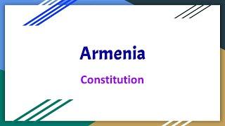 Constitution of Armenia