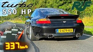 Porsche 996 Turbo RUF 550HP // 100-200 200-300 TOP SPEED SOUND & POV