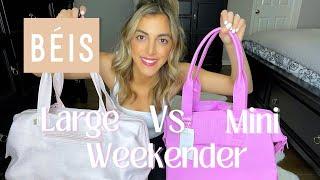 BEIS LARGE vs MINI Weekender Comparison and Review (Which is BETTER!?)