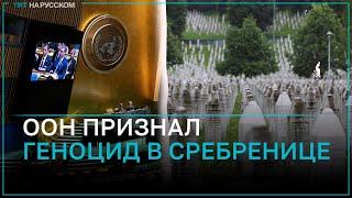 Реакции политиков и простых людей на признание ООН геноцида в Сребренице