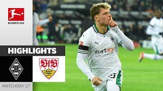 Double-Hack Beats VfB! | M'gladbach - VfB Stuttgart 3-1 | Highlights | MD 17 – Bundesliga 2023/24