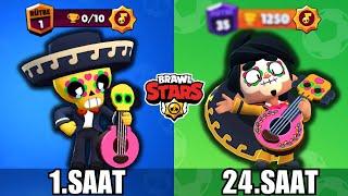 24 SAAT BOYUNCA POCO OYNADIM! KAÇ KUPA KASTIM? Brawl Stars