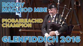 Roddy MacLeod MBE - Glenfiddich Piping Championships 2016 (Piobaireachd Champion)