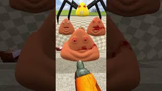 ALL POU BOU'S REVENGE CHARACTERS SPARTAN KICKING FUNNEL in Garry's Mod !