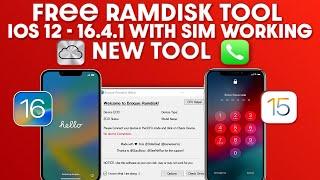 Free Unlock Passcode / iPhone Unavailable iOS 16.4.1 - 12.5.7 Sim working  With Broque Ramdisk⭐️