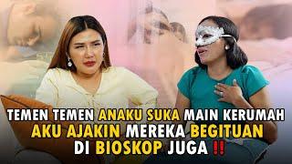 IBU INI LAMPIASKAN N4FS* KE TEMAN TEMAN ANAKNYA YANG BERONDONG !!