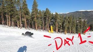 Snowboarding Keystone Opening Day 2019 - Day 1