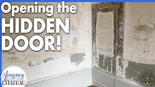 Opening the HIDDEN DOOR! Our French Chateau Petit Salon Renovation - Journey to the Château, Ep. 216