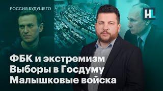 ФБК и экстремизм, выборы в Госдуму, малышковые войска