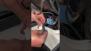 Installation process of rear entertainment screen for Tesla model 3/model y #teslaupgrade #asmr