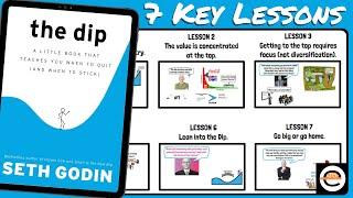 The Dip, by Seth Godin - Animated Book Summary - Learn when to quit and when to tackle the Dip