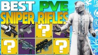 Top 7 Greatest PVE Sniper Rifles That You NEED In Final Shape! The NEW END GAME META!| Destiny 2