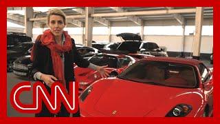 CNN goes inside Bashar al-Assad's garage full of luxury cars