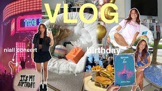 VLOG: niall concert, 24th birthday, book haul + more! 