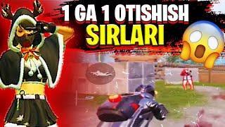 YAQIN MASOFADA QANDAY OTISHISH KERAK? / БЛИЖНИЙ БОЙ / PUBG SIRLARI / 1 GA 1 OTISHISH SIRLARI