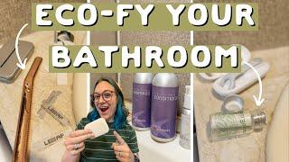 Everything you need to know about zero waste bathroom swaps from reusable TP to makeup and more!