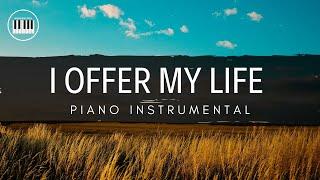 I OFFER MY LIFE (DON MOEN) | PIANO INSTRUMENTAL WITH LYRICS BY ANDREW POIL | PIANO COVER