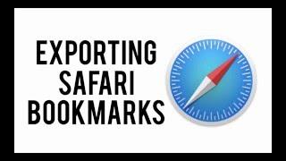 Exporting Safari Bookmarks