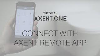 AXENT.ONE Dusch WC - AXENT Remote APP