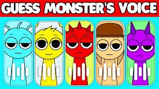 Crack Monsters Voice enigma and Guess the Right Answer by INCREDIBOX SPRUNKI