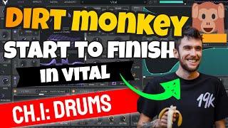 Creating a Dubstep Track w/ Dirt Monkey - Dubstep Track Creation w/ VITAL, Ch 1: Drums (FREE DL)