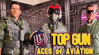 TOP GUN! Aces of Aviation! Ramen Toy action figure fighter pilots!